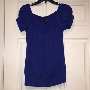 Blue Dress Top